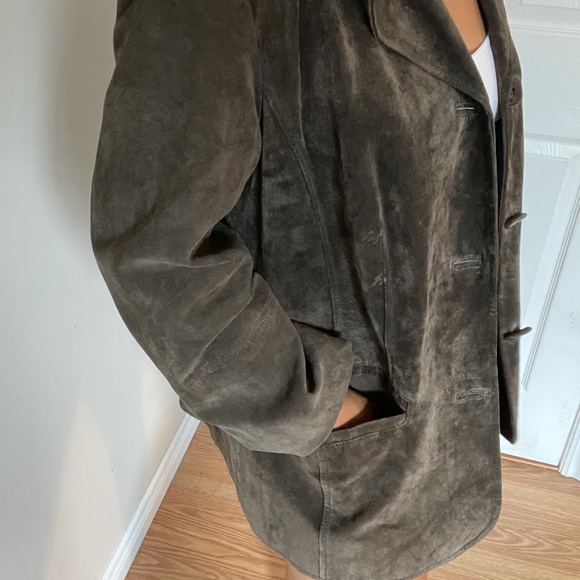 VINTAGE SIMON CHANG - 100% Leather/Suede - XL - OVERSIZED - Picture 11 of 16